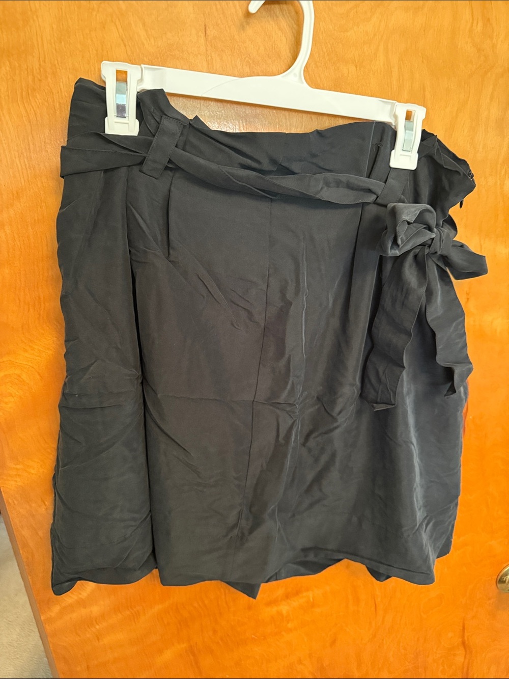 a new day charcoal Mini Skirt with Side Tie